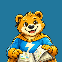 EB Bär Maskottchen mit Kalender