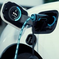 EV Charger eingesteckt