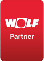 Wolf Wärmepumpen Partner Plakette